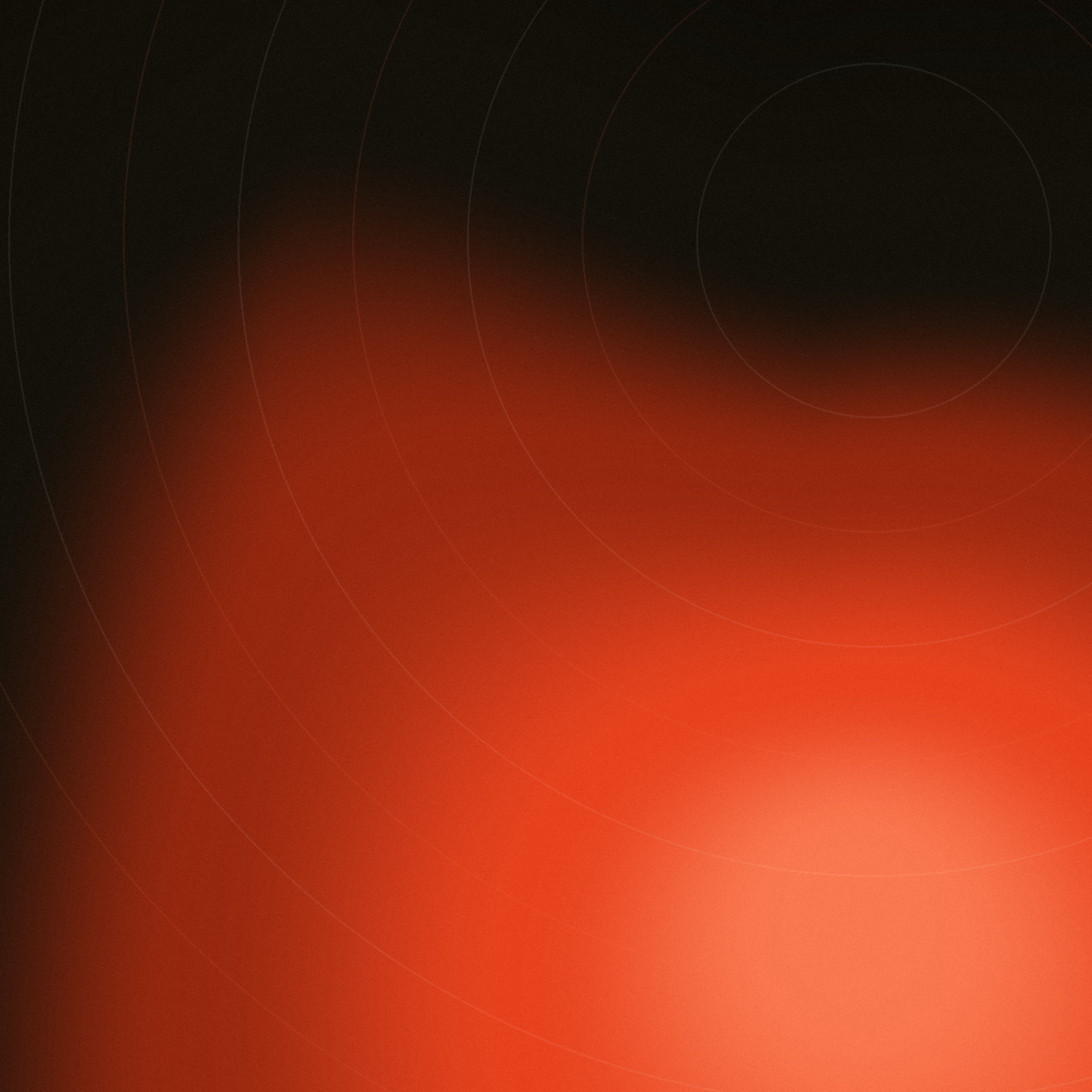 Abstract composition of warm arcs and layered color, the Something Different brand mark.